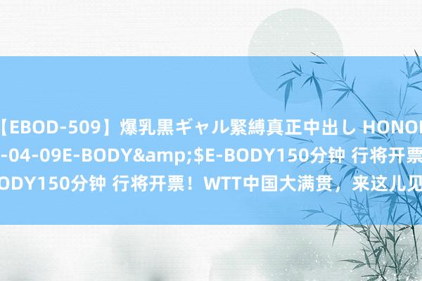 【EBOD-509】爆乳黒ギャル緊縛真正中出し HONOKA</a>2016-04-09E-BODY&$E-BODY150分钟 行将开票！WTT中国大满贯，来这儿见天下冠军！