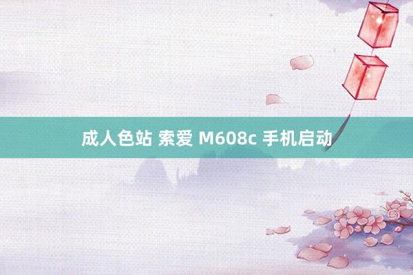 成人色站 索爱 M608c 手机启动